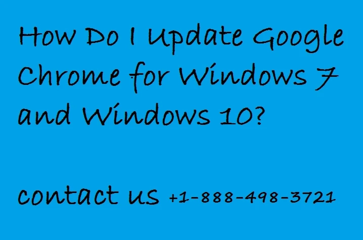 Update the Google chrome on the Windows 10