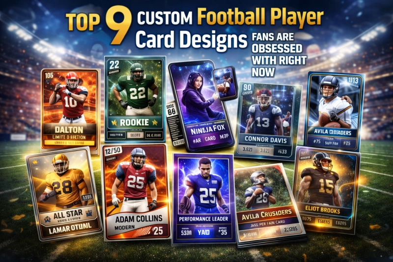 Top 9 Custom Football Player Card Designs Fans Are Obsessed With Right Now