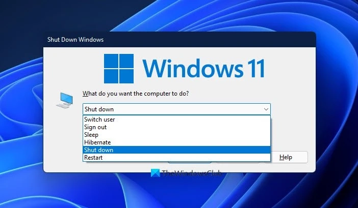 Shut Down Shortcut Key