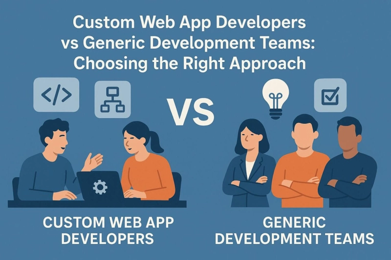 Custom Web App Developers vs Generic Development Teams: Choosing the Right Approach