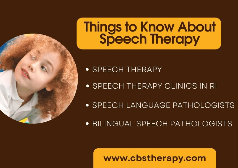 Things to Know About Speech Therapy