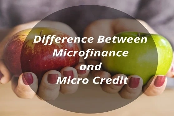 Differences Between Microfinance and Micro Credit Business