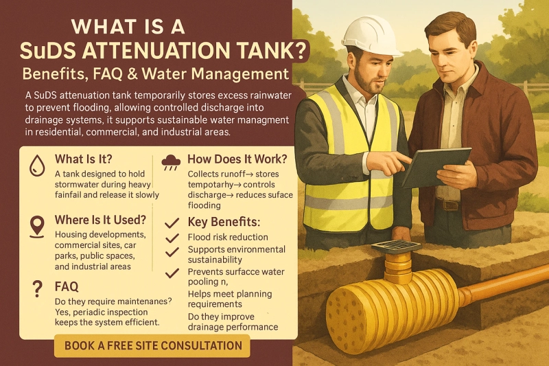 What Is a SuDS Attenuation Tank and Why Is It Essential for Sustainable Water Management?