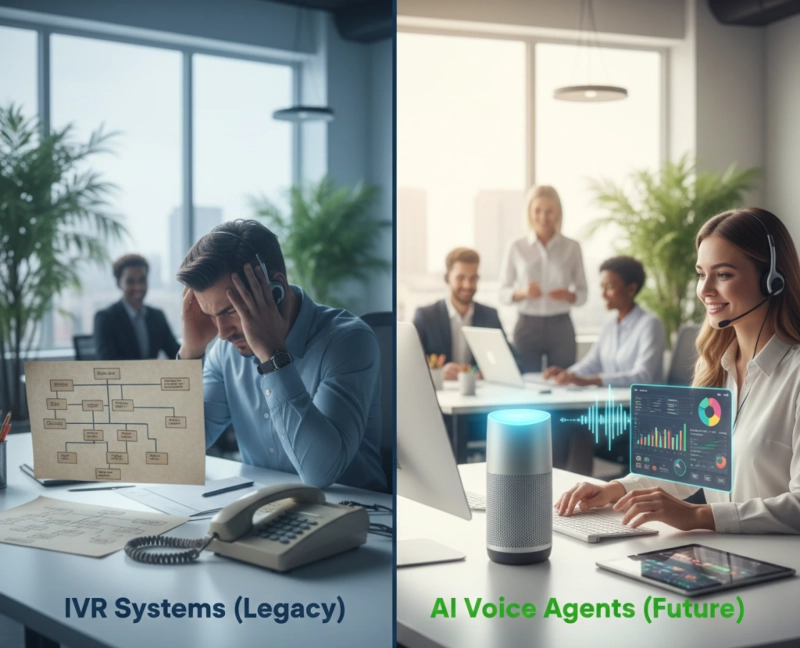 Why AI Voice Agents Are Better Than IVR Systems