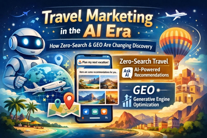 Travel Marketing in the AI Era: Embracing Zero-Search and GEO to Transform Discovery