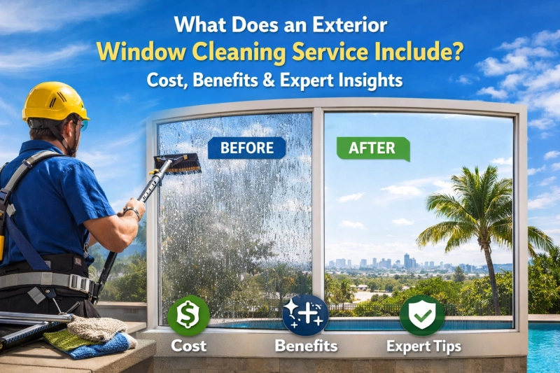 What Does an Exterior Window Cleaning Service Include? Cost, Benefits & Expert Insights
