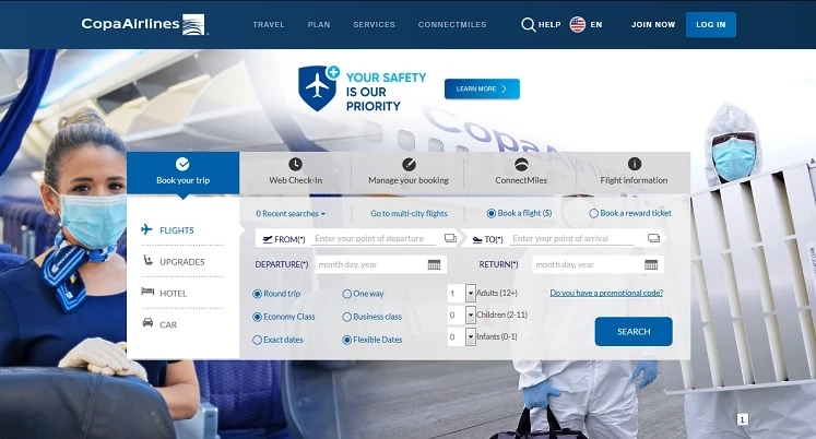 How To Book Copa Airlines Flight Ticket Online