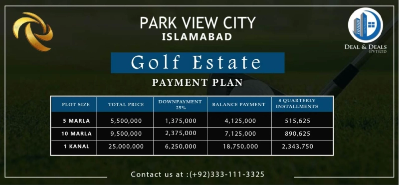 Park view city Islamabad Location and map