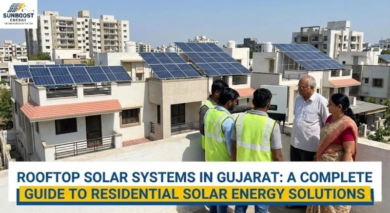 Rooftop Solar Systems in Gujarat: A Complete Guide to Residential Solar Energy Solutions by Sunboost Energy