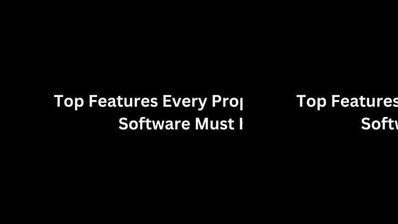 Top Features Every Proposal Writing Software Must Have