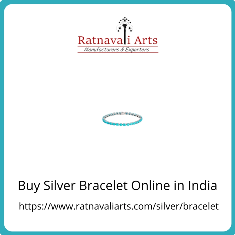 Buy Silver Bracelet Online in India | Buy Thread Jewellery Online India