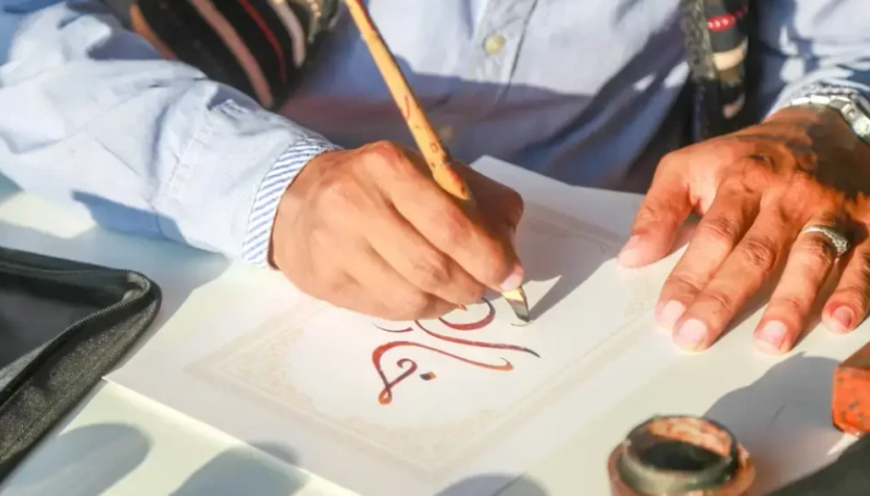 The Art and Authority of a Certified Master of Arabic Calligraphy