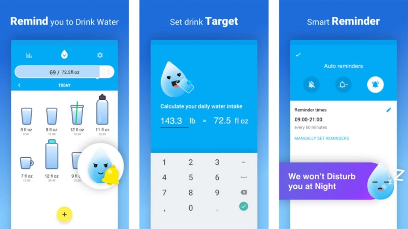 Best Apps Which Remind You to Drink Water on Time
