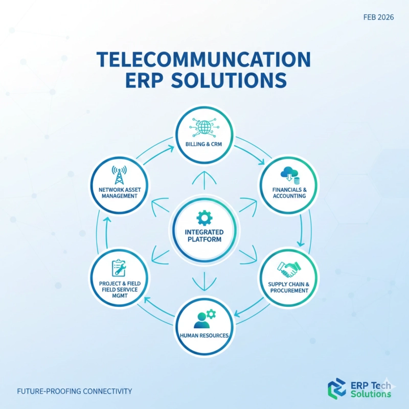 How Telecommunication ERP Solutions Support 5G and Digital Services