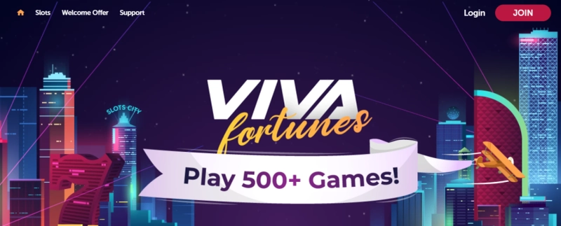 Viva Fortunes Review - Deposit £10 get 25 free spins
