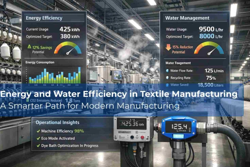 How Can AI Improve Energy and Water Efficiency in Textile Manufacturing?