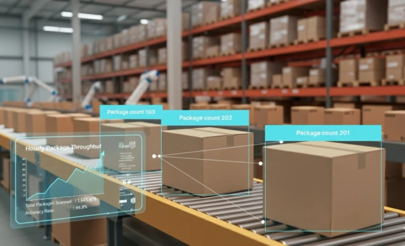 How Computer Vision AI Is Transforming Automated Package Counting in Logistics & Warehousing