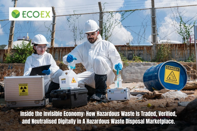 How Hazardous Waste Is Traded Verified and Neutralised Digitally in A Hazardous Waste Disposal Marketplace