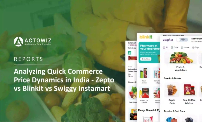 Analyzing Quick Commerce Price Dynamics in India - Zepto vs Blinkit vs Swiggy Instamart