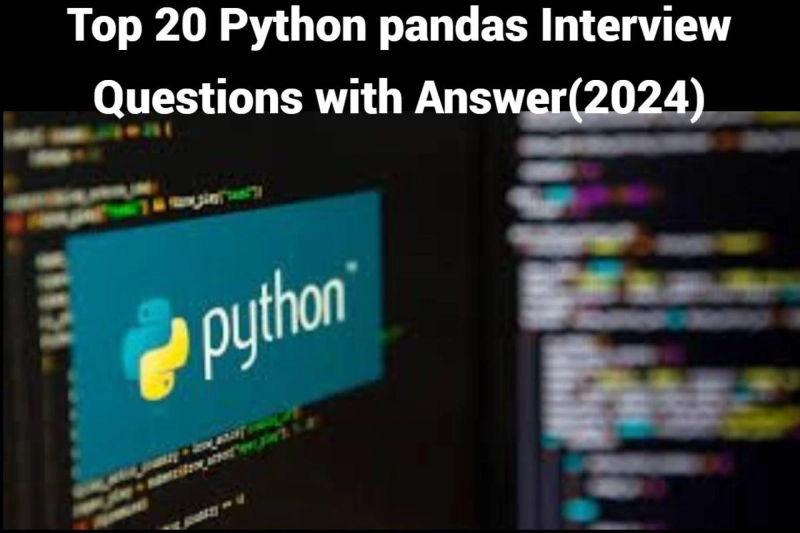 Top 20 Python pandas Interview Questions with Answer(2024)