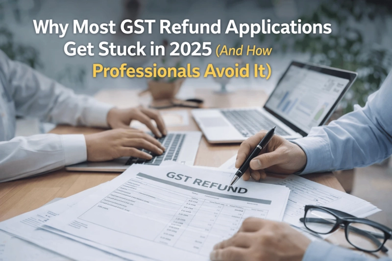 Why Most GST Refund Applications Get Stuck in 2025 (And How Professionals Avoid It)
