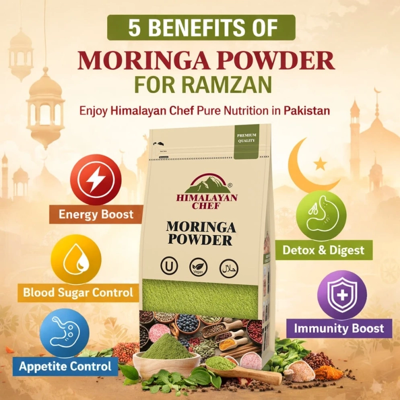 5 Moringa Powder Benefits for Ramzan | Pure Nutrition Pakistan