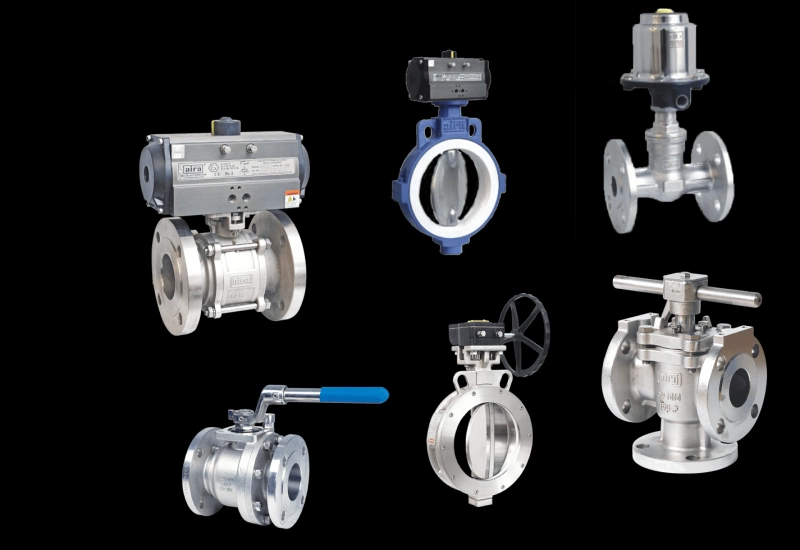 Valve types used in the oil and gas industry
