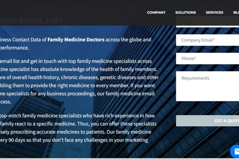 Strengthening Healthcare Connections: Reaching Family Medicine Professionals through Email Marketing