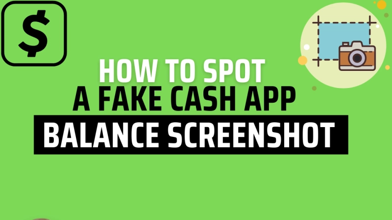 How do scammers generate a fake Cash App balance screenshot?