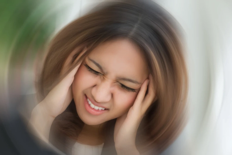 What is an exercise for someone who suffers from vertigo?