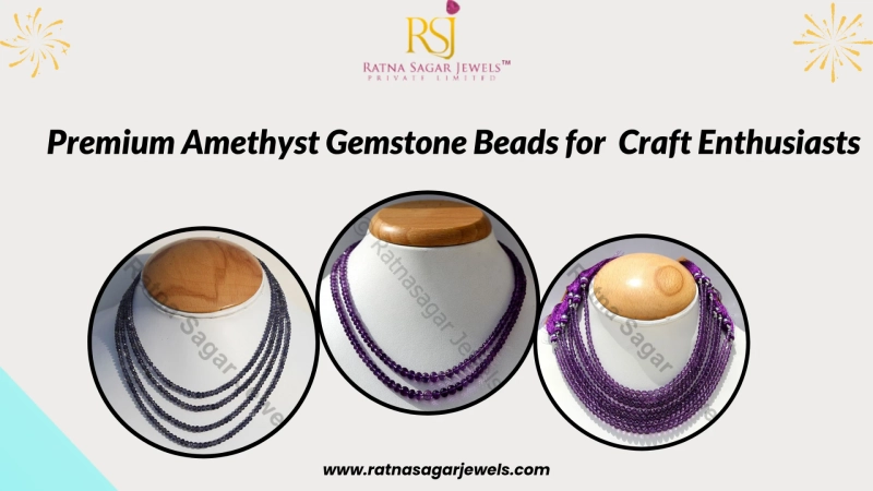 Premium Amethyst Gemstone Beads for Craft Enthusiasts