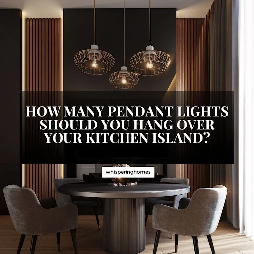 How Many Pendant Lights Should You Hang Over Your Kitchen Island?