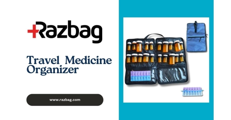 Transform Your Medication Organization with Razbag's Travel Medicine Organizer