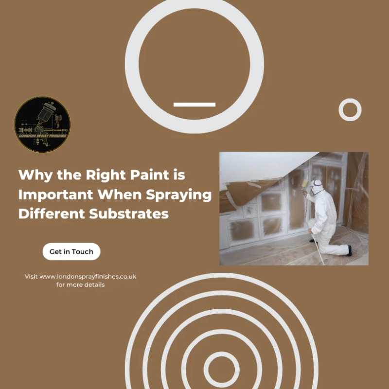 Why the Right Paint is Important When Spraying Different Substrates