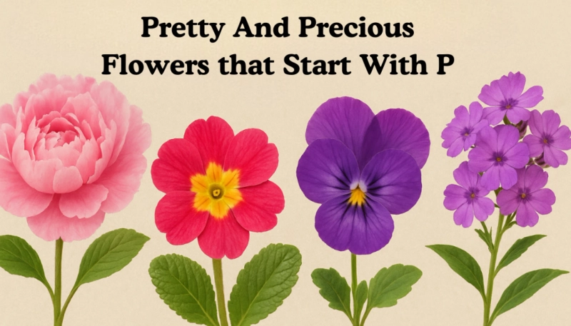 Pretty And Precious Flowers that Start With P