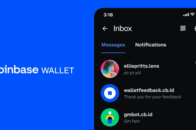 Coinbase Wallet launches onchain messaging feature so users can interact directly on its platform