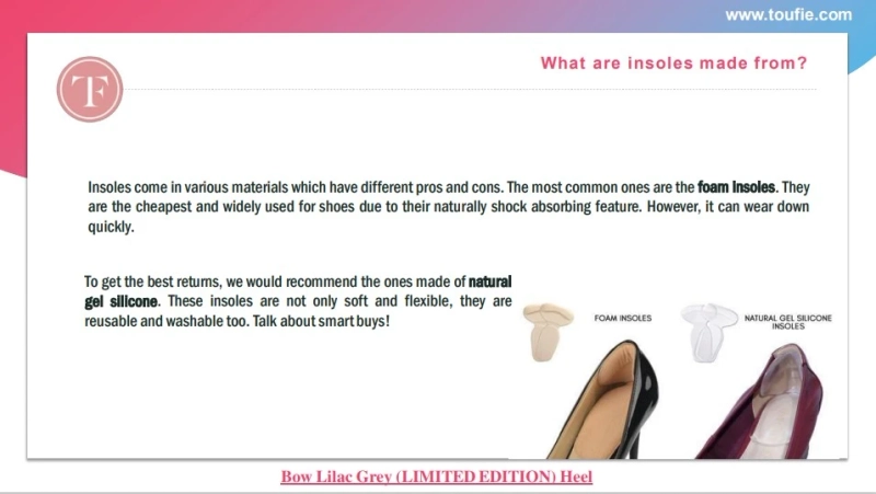 What are insoles made from?