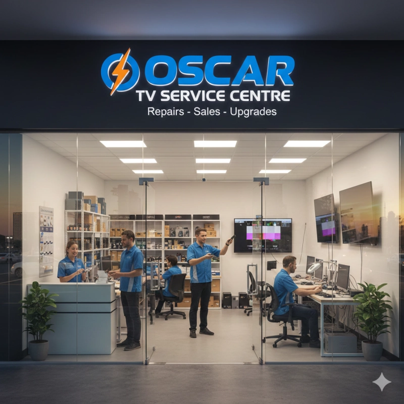 Does the Oscar TV Service Center fix TVs not detecting gaming console?