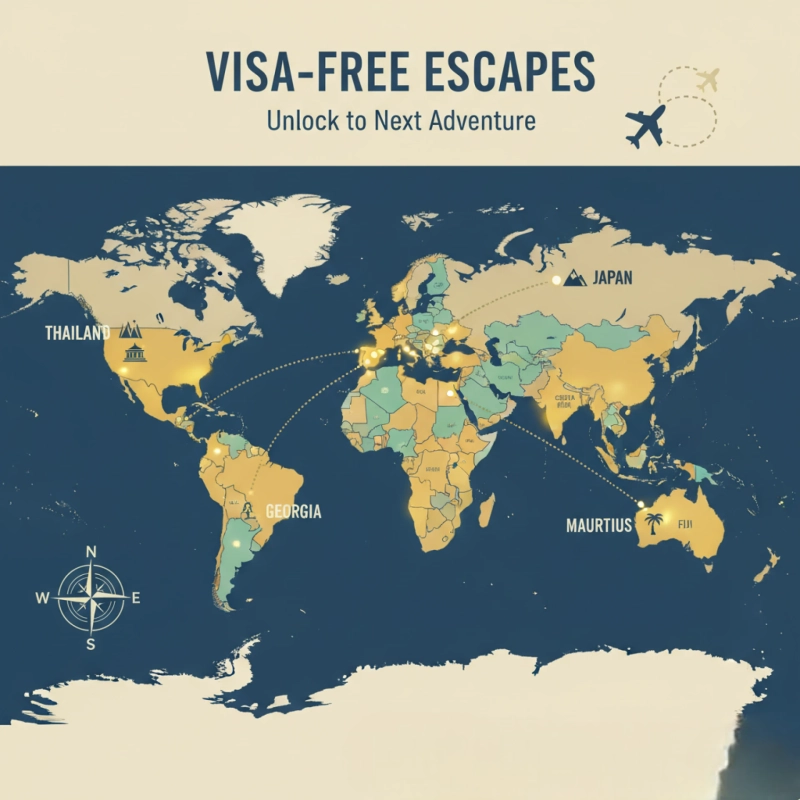 2026 Travel Goals: Discover the Hottest Visa-Free Countries to Visit This Year