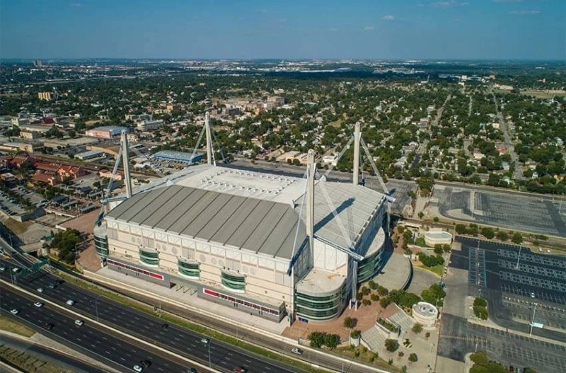 Alamodome is a domed multipurpose arena