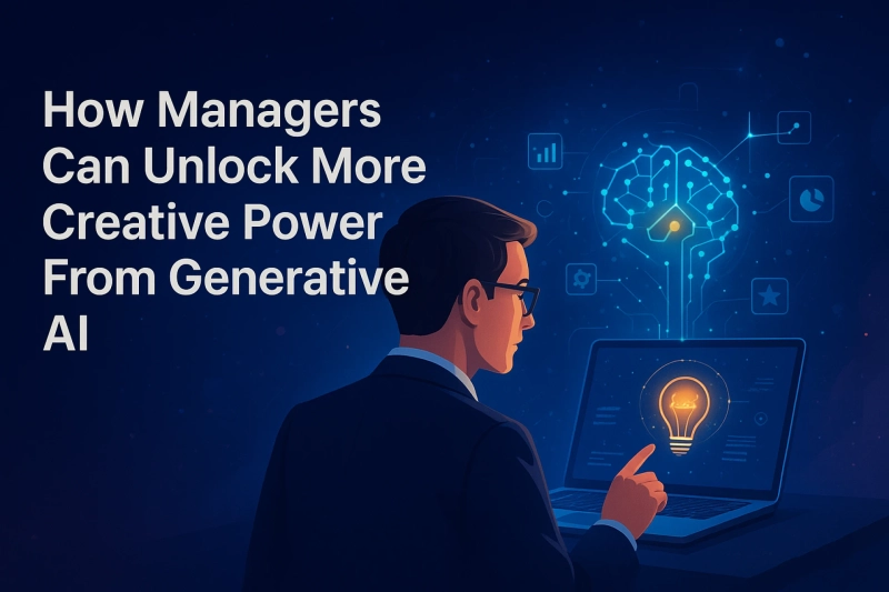 How Managers Can Unlock More Creative Power From Generative AI