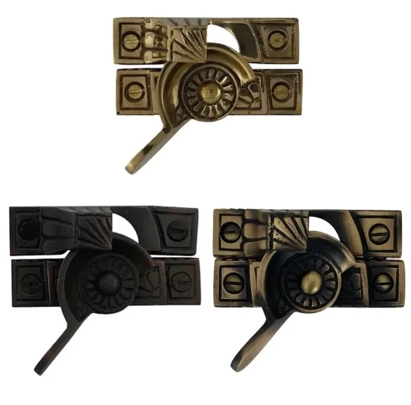 Turning Antique Window Locks into Unique Decorative Accents