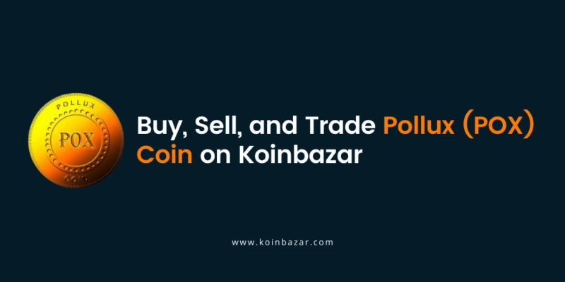 How to Buy, Sell, and Trade Pollux Coin (POX) in India?