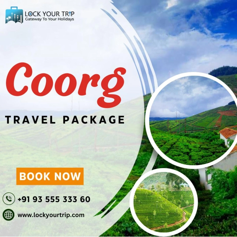 Tour Packages for Coorg: Unveiling the Beauty of South India with Lock Your Trip