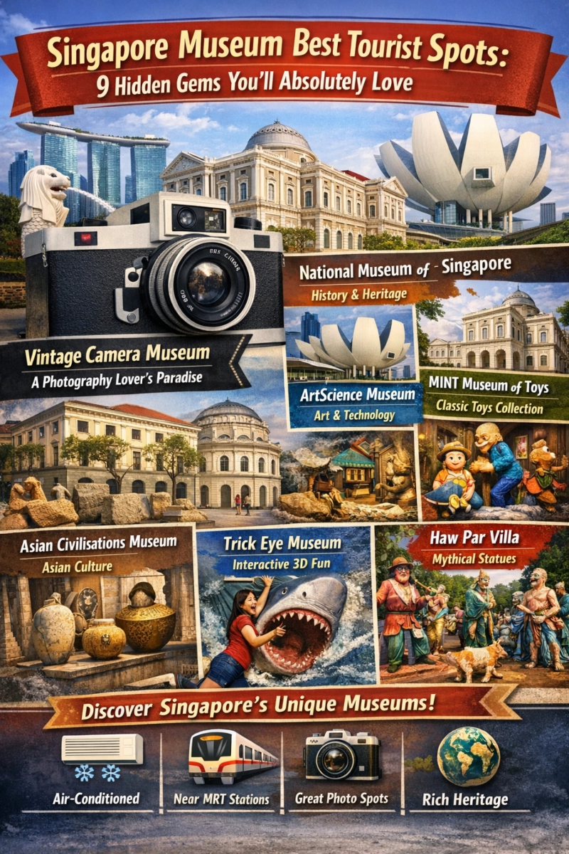 Singapore Museum Best Tourist Spots: 9 Must-Visit Hidden Gems You’ll Absolutely Love