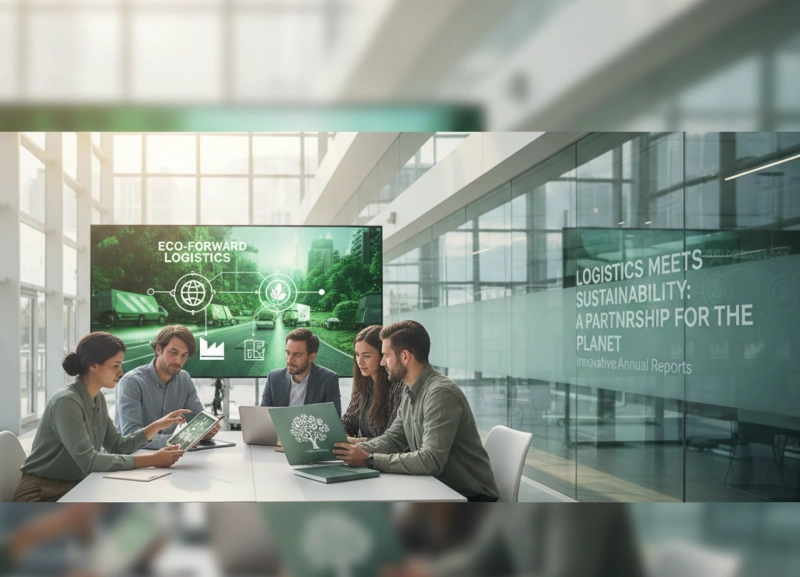 Why Logistics Firms Should Team Up With Sustainable Annual Report Designers?
