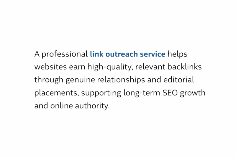 How a Reliable Link Outreach Service Strengthens Online Authority