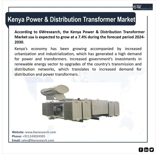 Kenya Power & Distribution Transformer Market (2024-2030) | 6wresearch