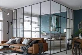 Where is interior glazing used?