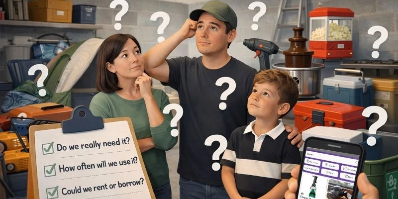Questions Every Household Should Ask Before Buying Rarely Used Items